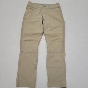 Kuhl Radikl Pants Mens 32x32 Brown Canvas Stretch Outdoor Hiking Workwear Trail